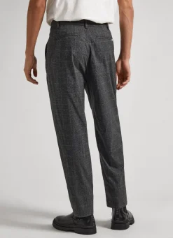 Men Pepe Jeans Prince Of Wales Trousers