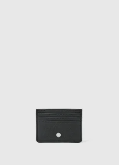 Men Pepe Jeans Printed Lining Leather Card Holder
