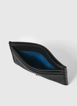 Men Pepe Jeans Printed Lining Leather Card Holder