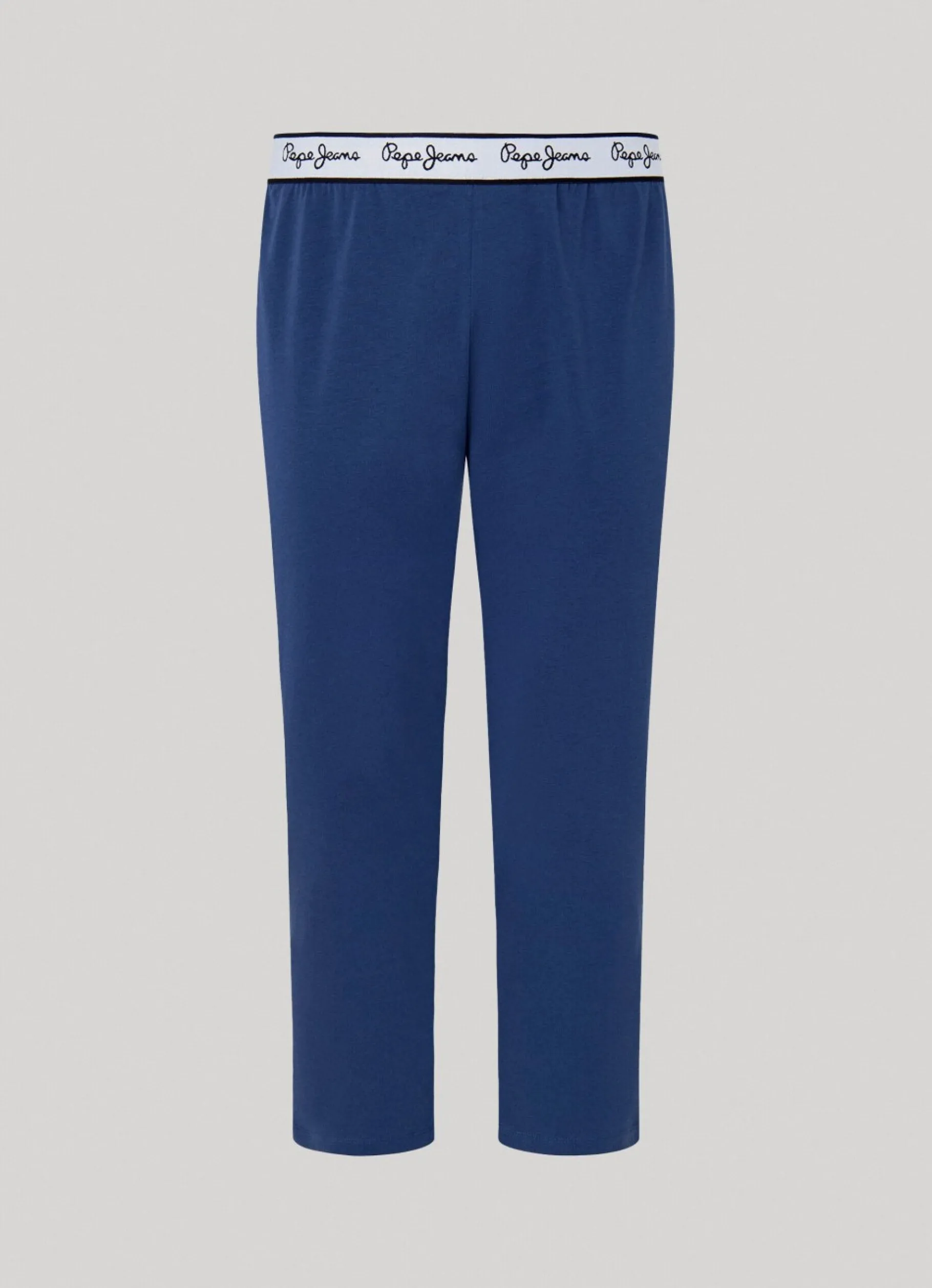 Men Pepe Jeans Printed Logo Cotton Trousers