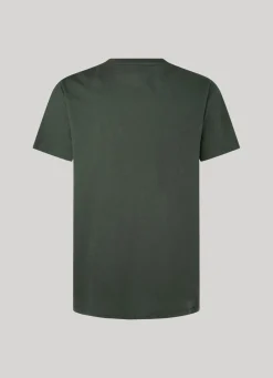 Men Pepe Jeans Printed Logo Cotton T-Shirt