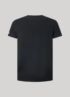 Men Pepe Jeans Printed Logo Cotton T-Shirt