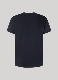 Men Pepe Jeans Printed Logo Cotton T-Shirt