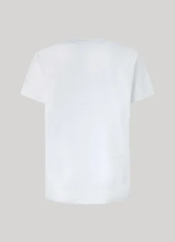 Men Pepe Jeans Printed Logo Cotton T-Shirt