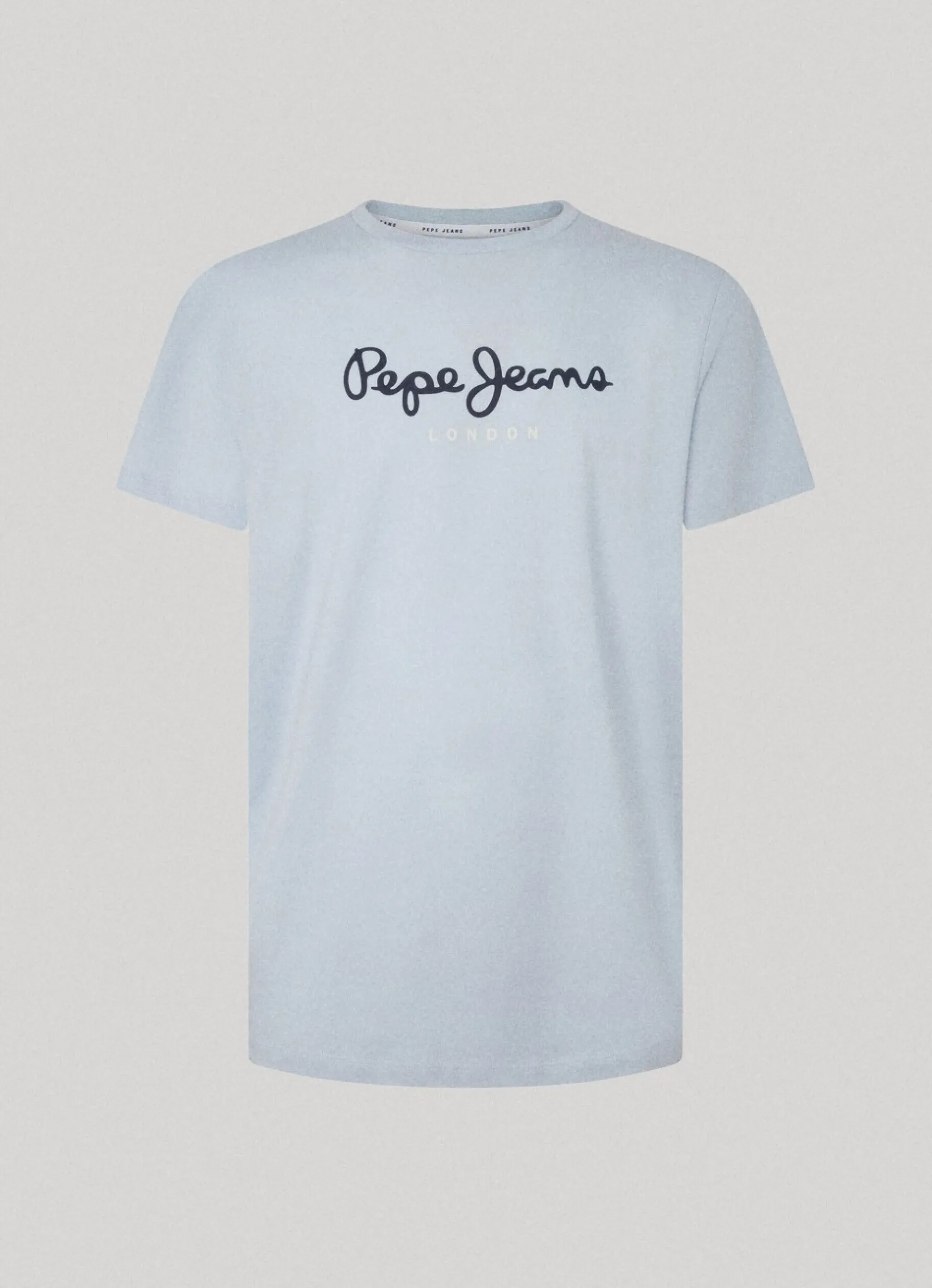Men Pepe Jeans Printed Logo Cotton T-Shirt