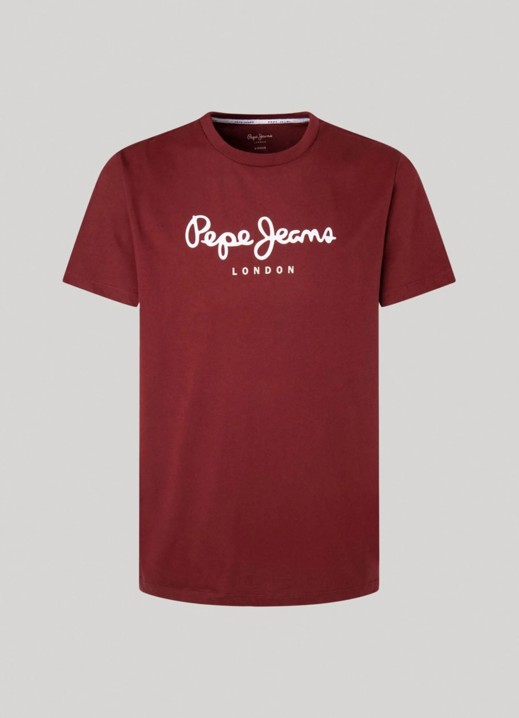 Men Pepe Jeans Printed Logo Cotton T-Shirt