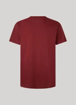 Men Pepe Jeans Printed Logo Cotton T-Shirt