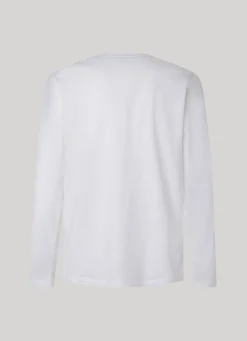 Men Pepe Jeans Printed Logo Cotton T-Shirt