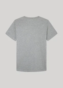 Men Pepe Jeans Printed Logo Cotton T-Shirt