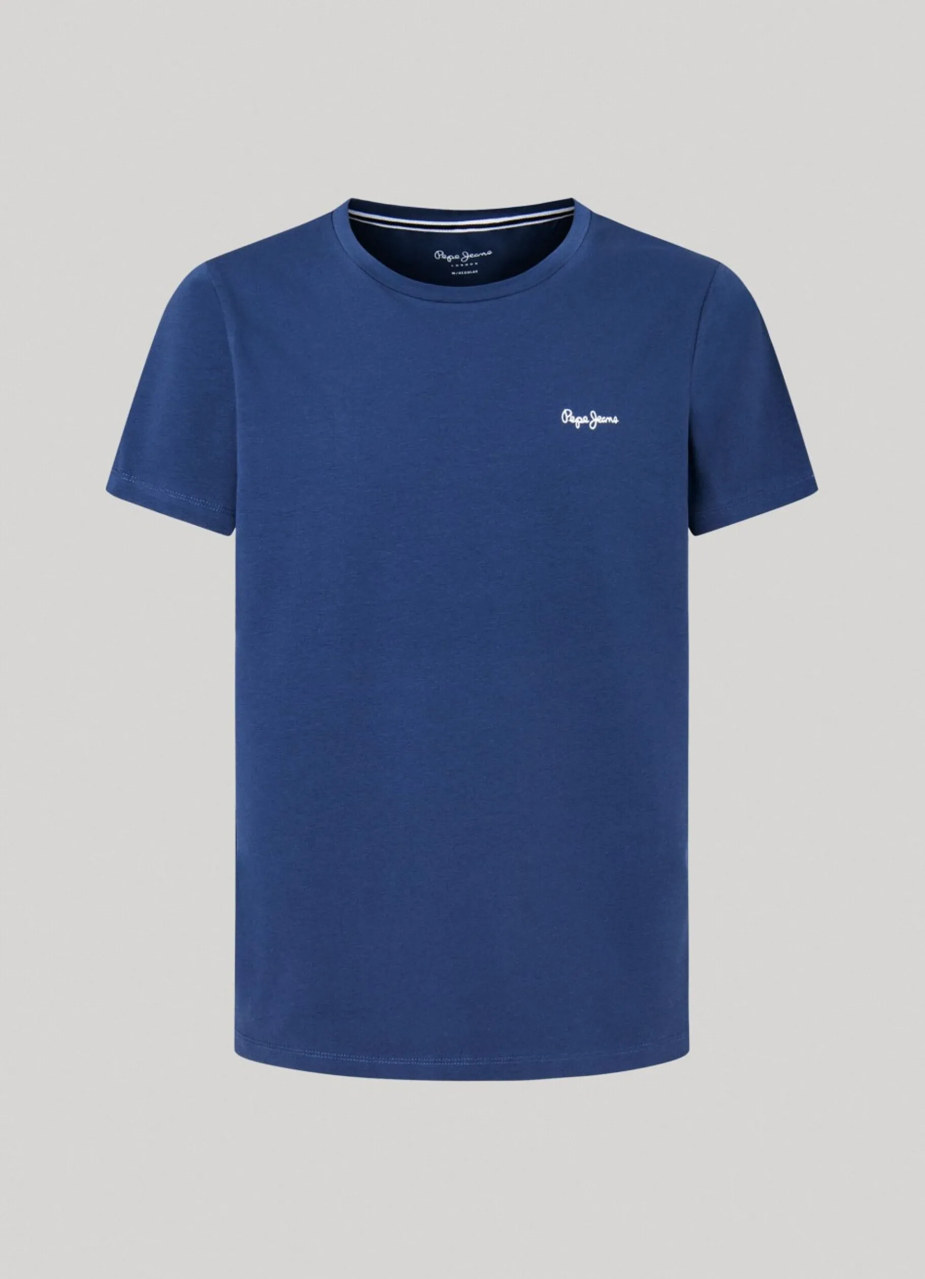 Men Pepe Jeans Printed Logo Cotton T-Shirt