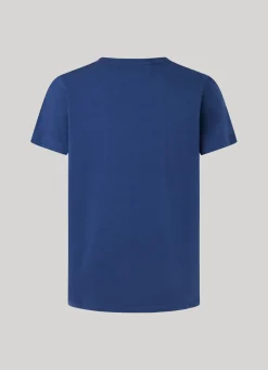 Men Pepe Jeans Printed Logo Cotton T-Shirt