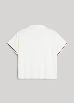 Women Pepe Jeans Printed Logo Polo Shirt