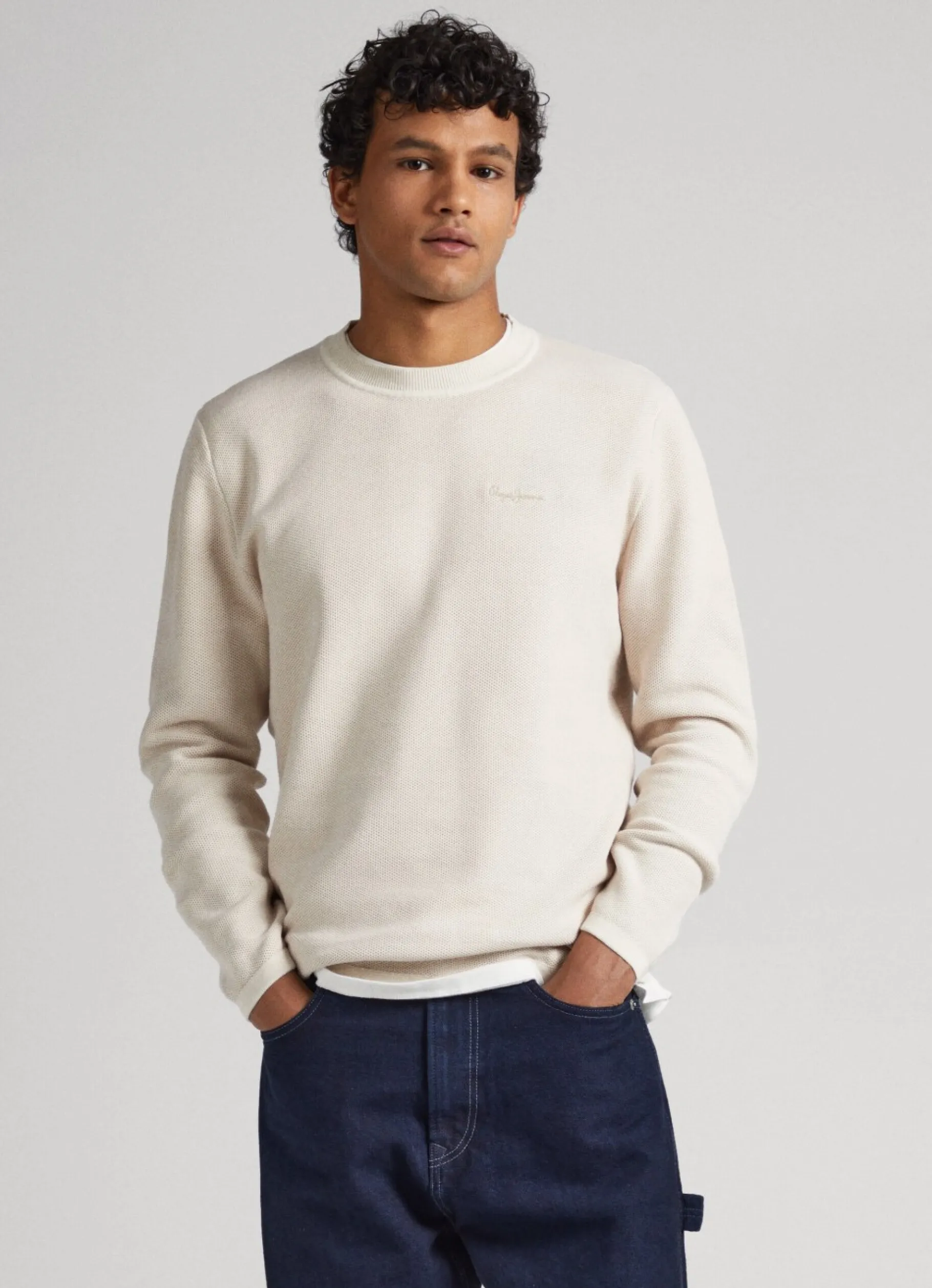 Men Pepe Jeans Printed Logo Sweatshirt