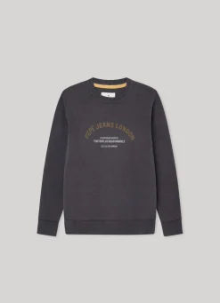 Boy Pepe Jeans Printed Logo Sweatshirt