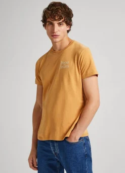 Men Pepe Jeans Printed Logo T-Shirt