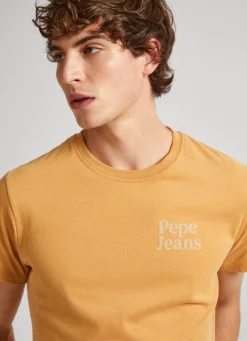 Men Pepe Jeans Printed Logo T-Shirt