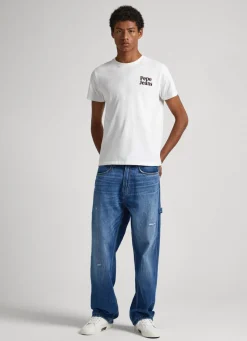 Men Pepe Jeans Printed Logo T-Shirt