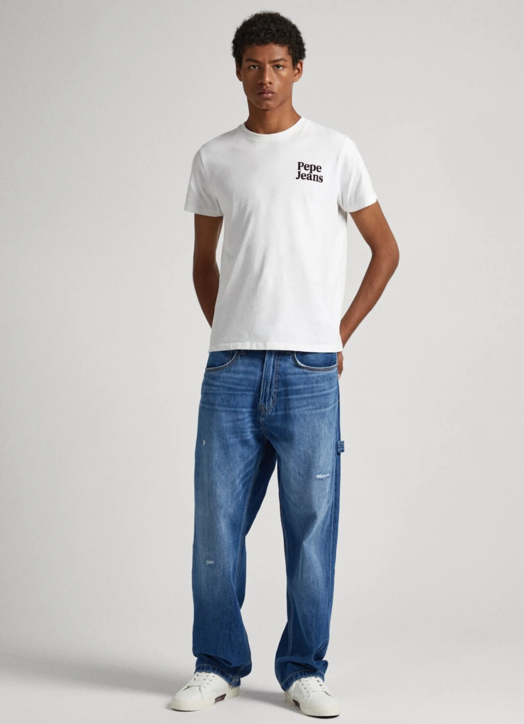 Men Pepe Jeans Printed Logo T-Shirt