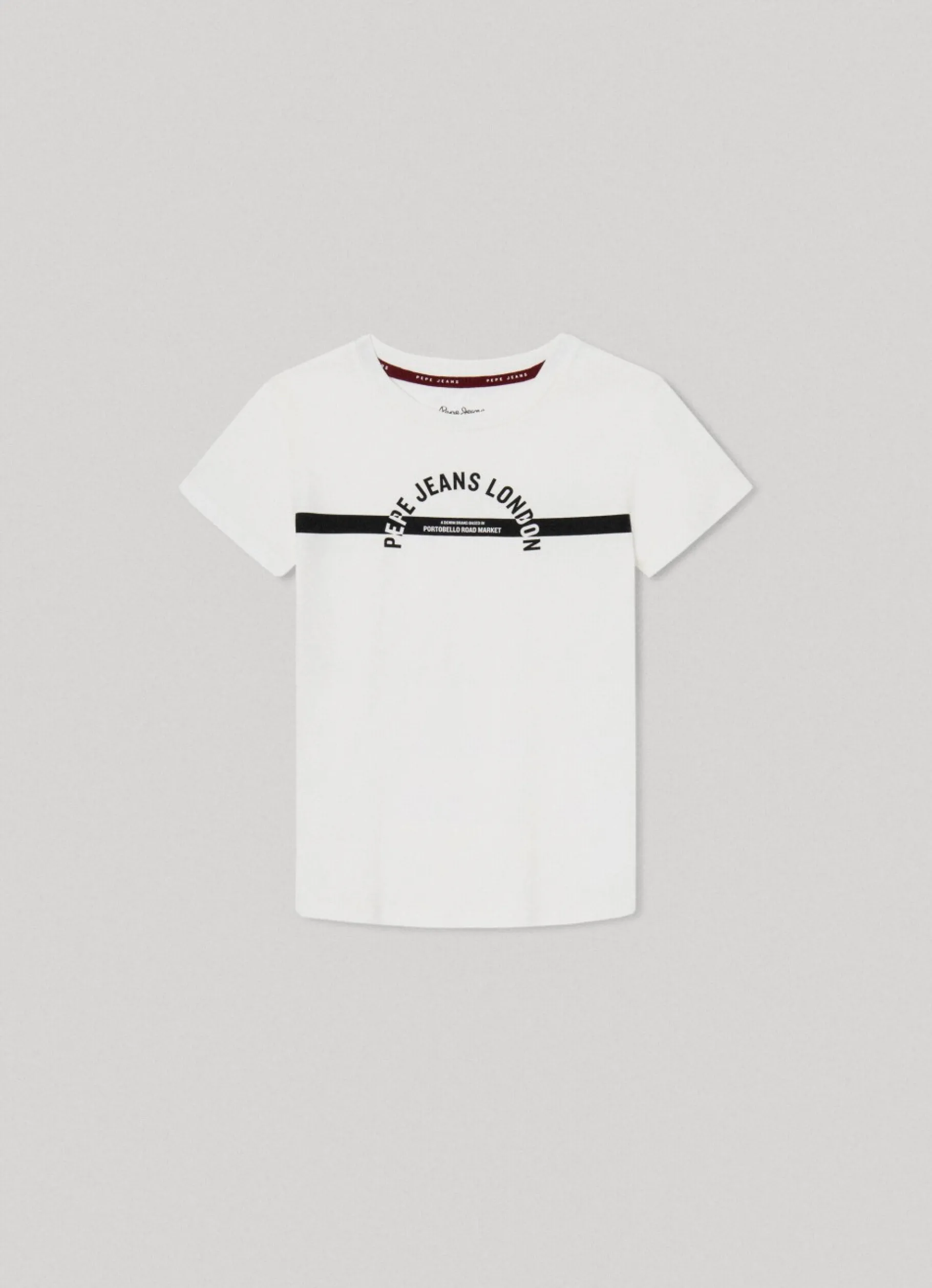 Boy Pepe Jeans Printed Logo T-Shirt