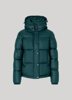 Women Pepe Jeans Puffer Jacket With Hood