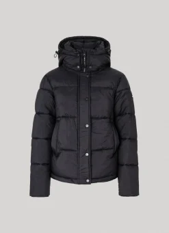 Women Pepe Jeans Puffer Jacket With Hood
