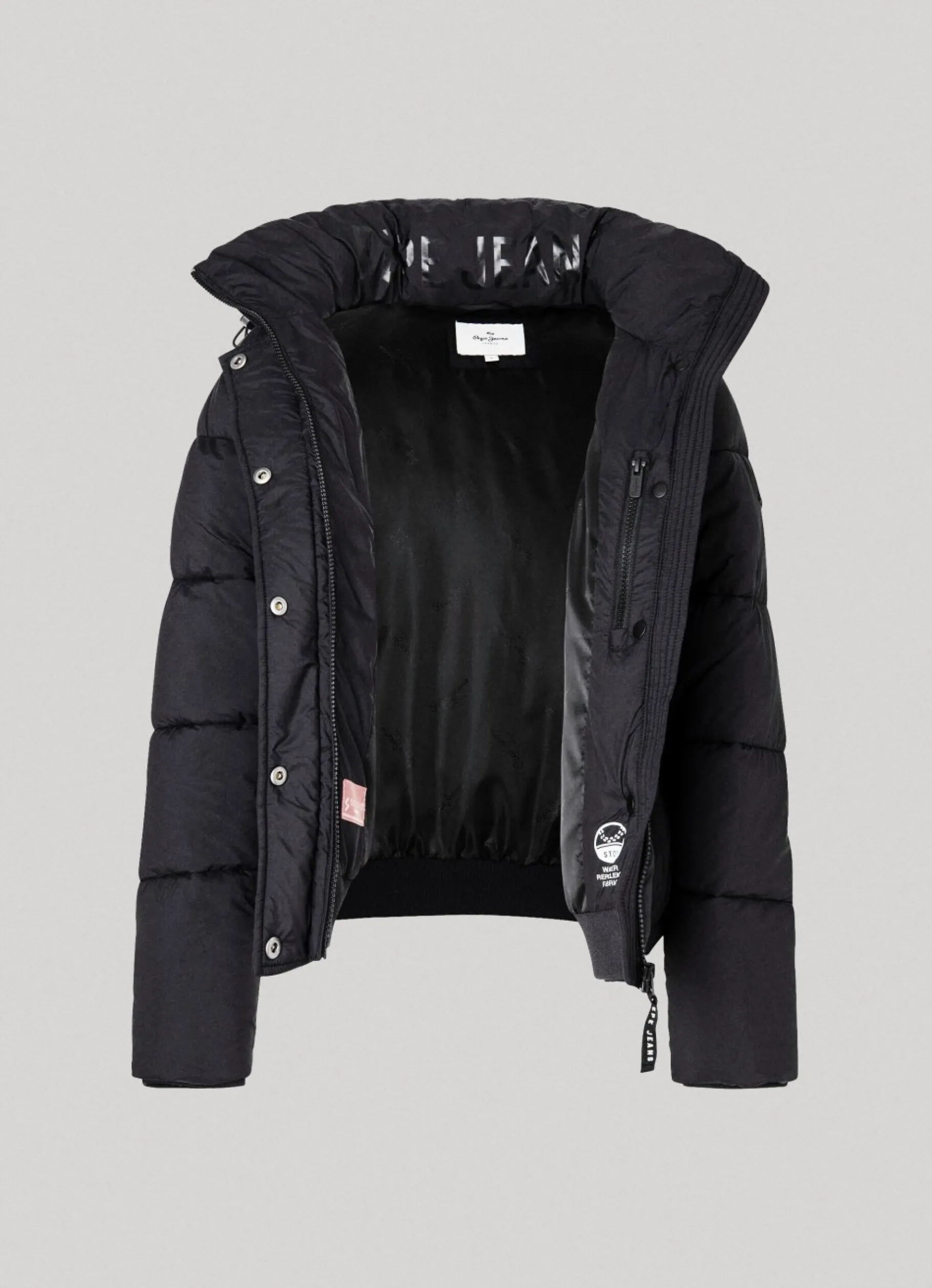 Women Pepe Jeans Puffer Jacket With Hood