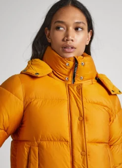 Women Pepe Jeans Puffer Jacket With Hood