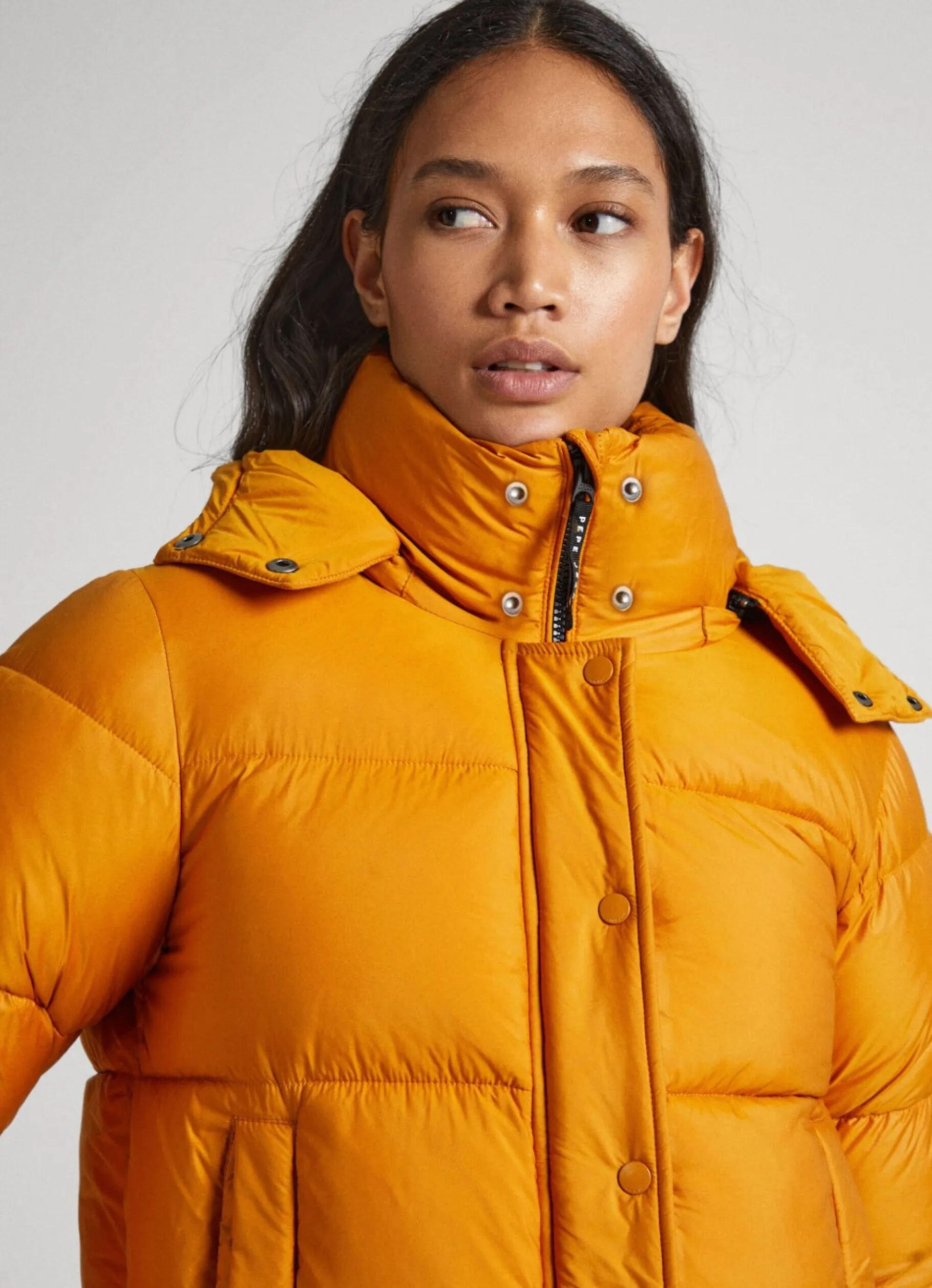 Women Pepe Jeans Puffer Jacket With Hood