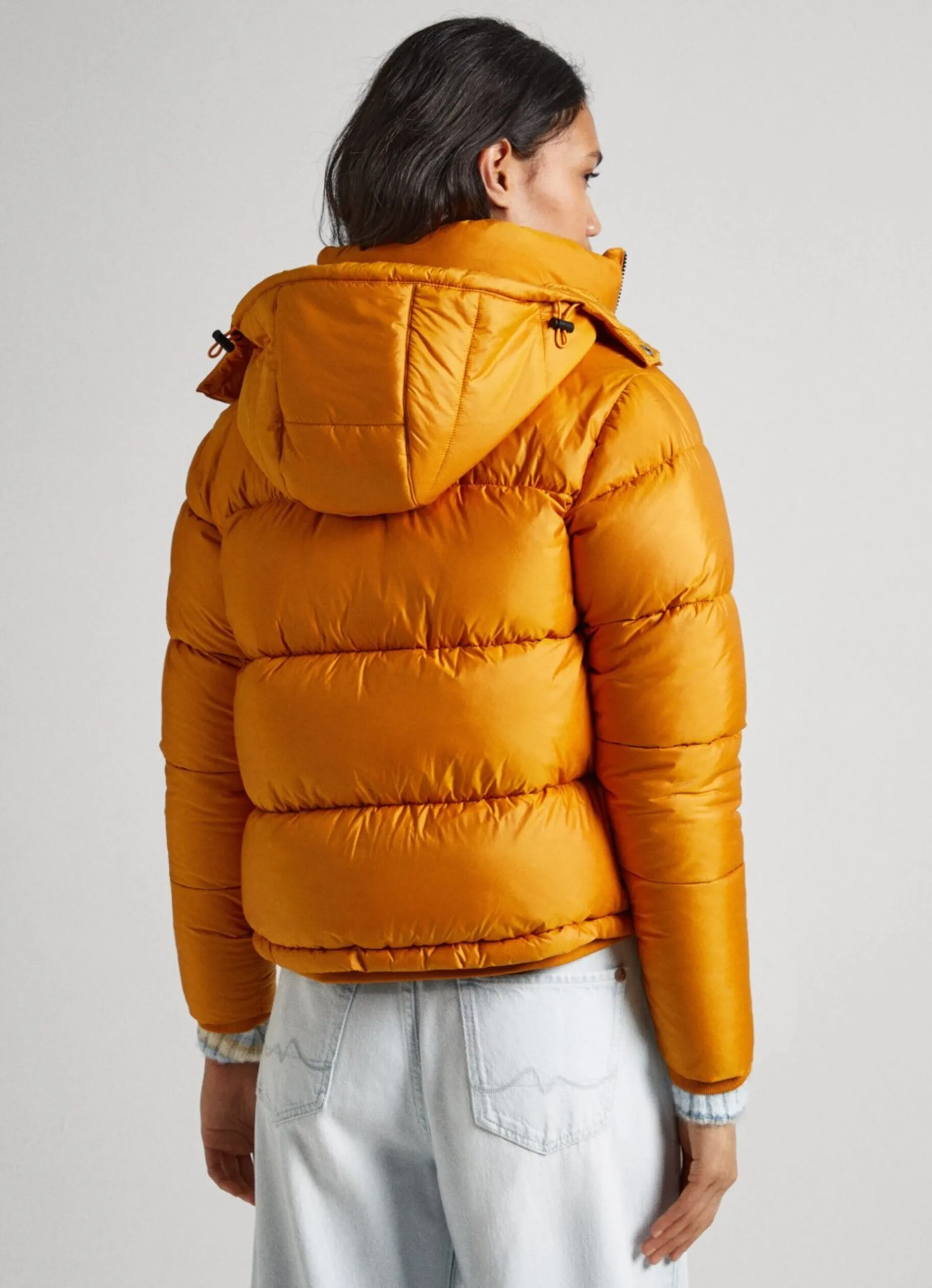 Women Pepe Jeans Puffer Jacket With Hood