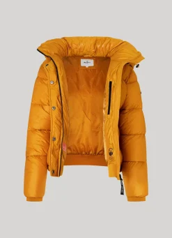 Women Pepe Jeans Puffer Jacket With Hood