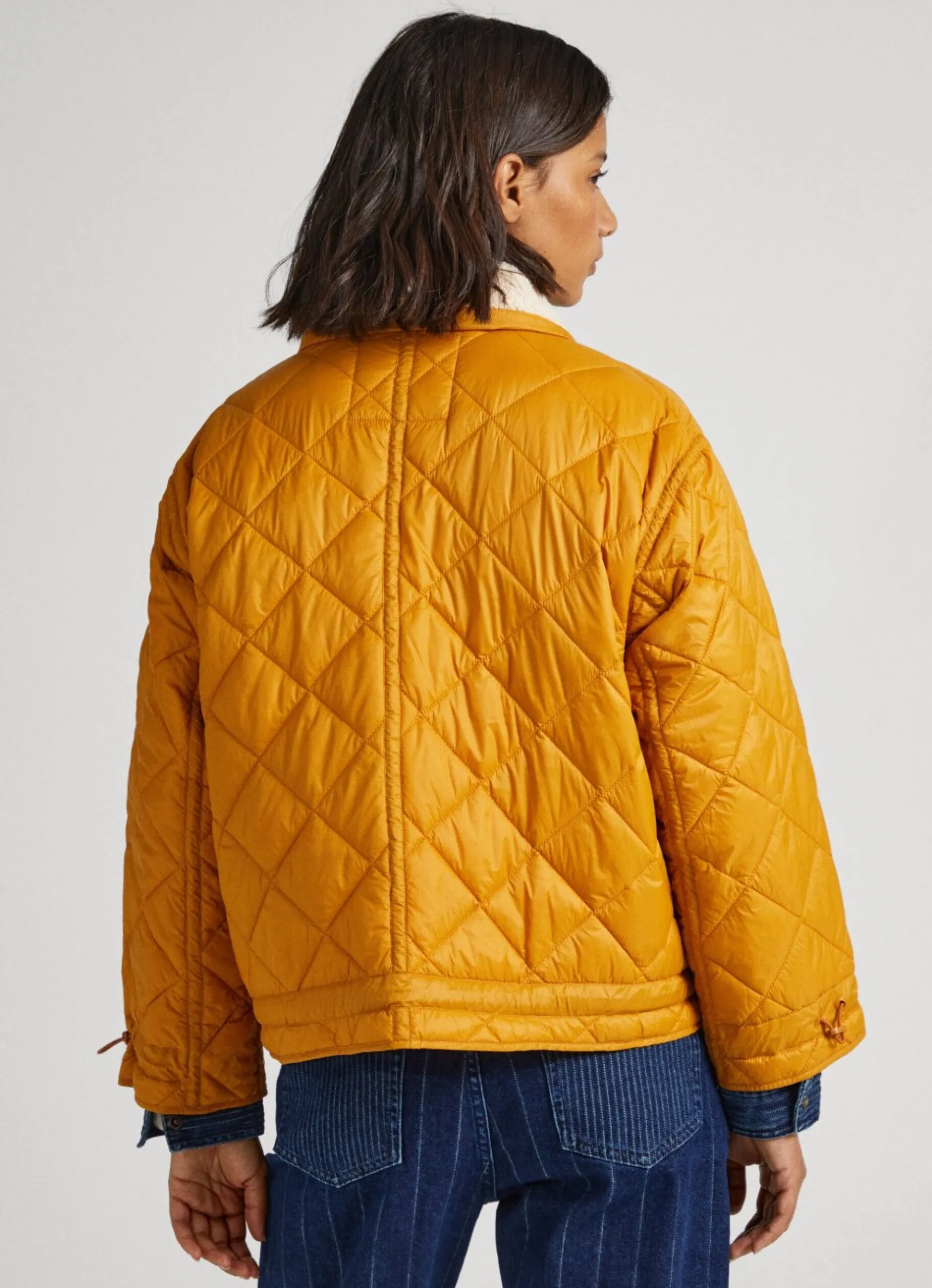 Women Pepe Jeans Quilted Down Jacket