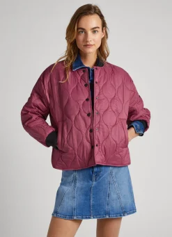 Women Pepe Jeans Quilted Down Jacket
