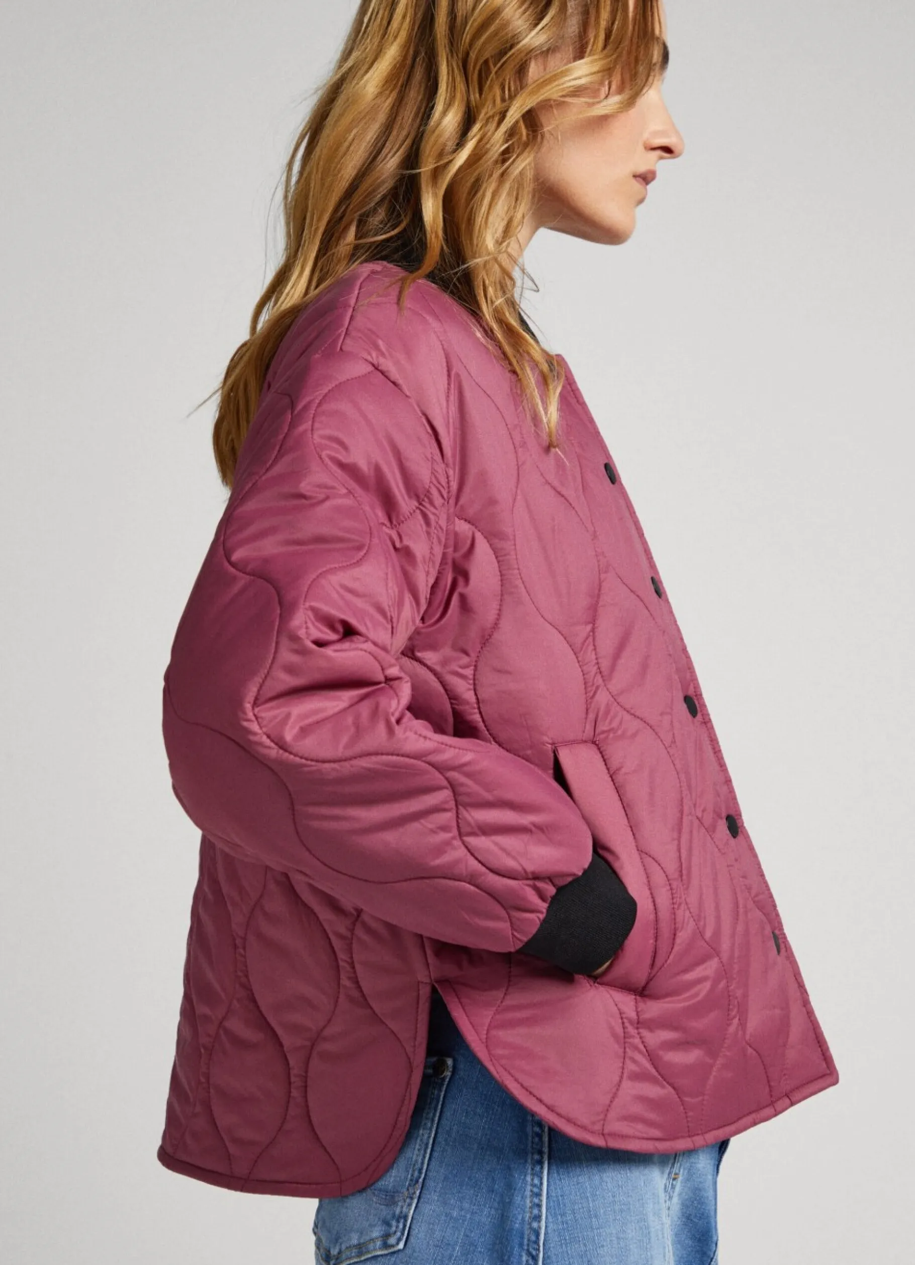 Women Pepe Jeans Quilted Down Jacket