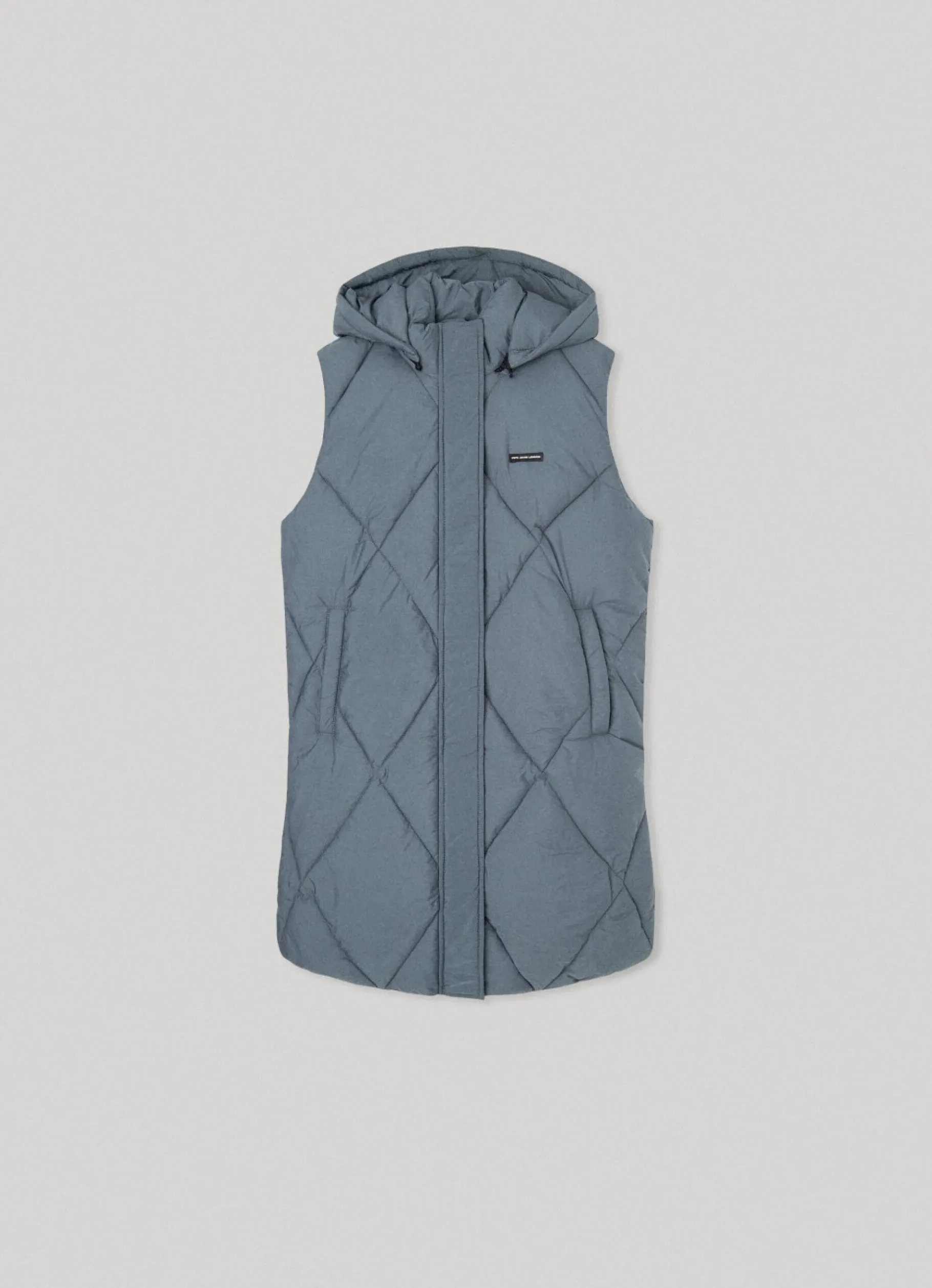 Girl Pepe Jeans Quilted Hooded Vest