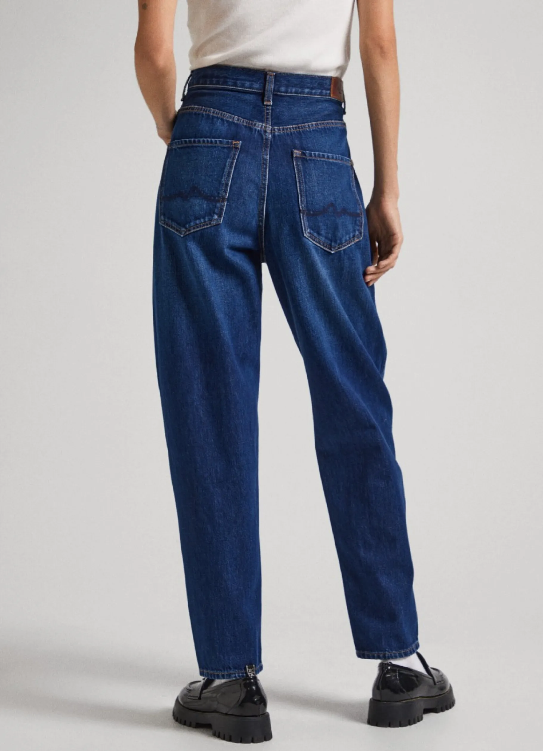 Women Pepe Jeans Rachel Balloon Fit High-Rise Jeans