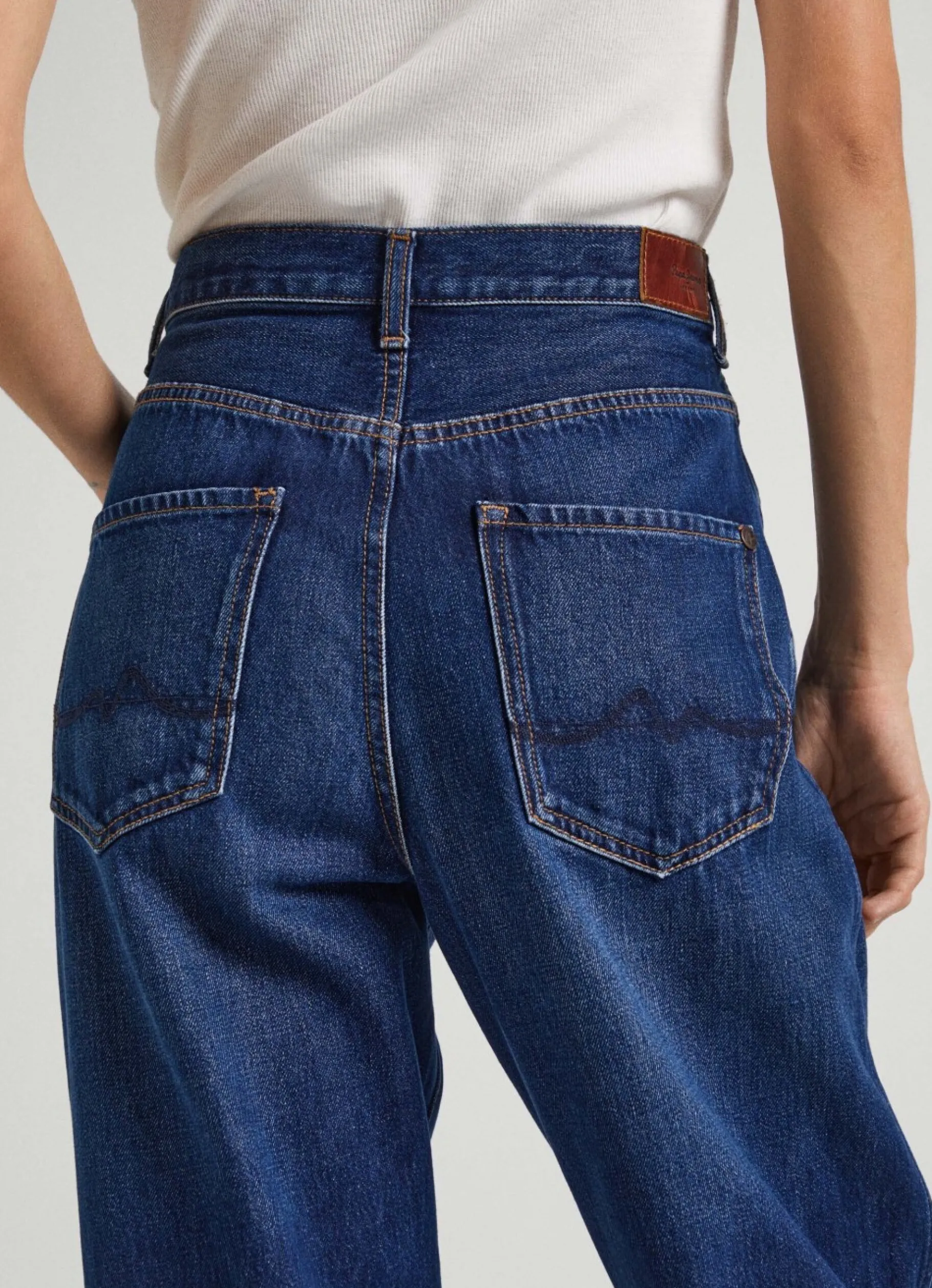 Women Pepe Jeans Rachel Balloon Fit High-Rise Jeans