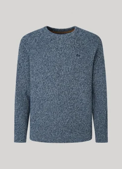 Men Pepe Jeans Raglan Sleeve Cotton Sweatshirt