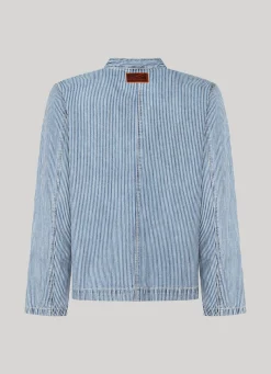 Men Pepe Jeans Railroad Stripe Jacket