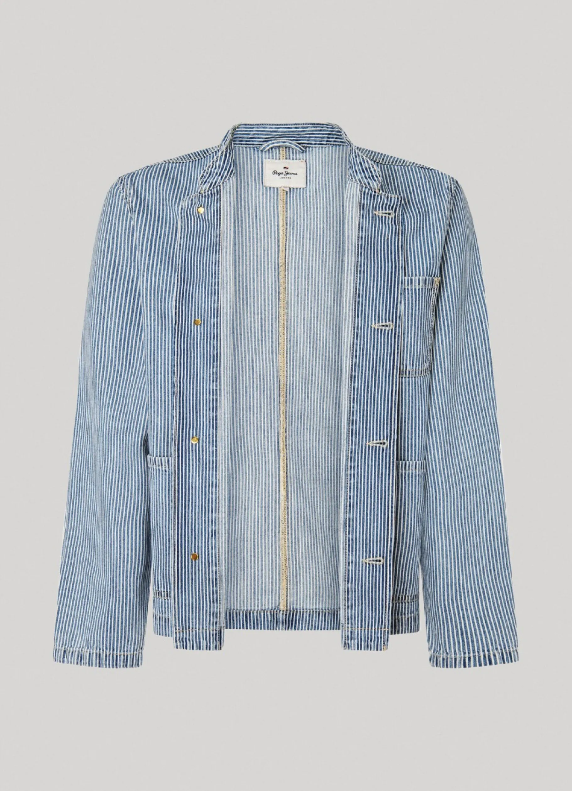 Men Pepe Jeans Railroad Stripe Jacket