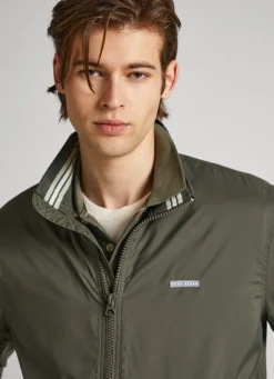 Men Pepe Jeans Recycled Fabric Bomber Jacket