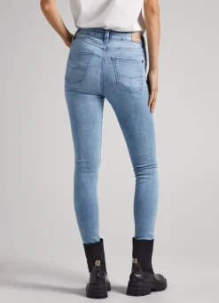 Women Pepe Jeans Regent Skinny Fit High-Rise Jeans