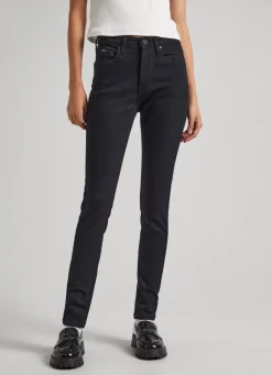 Women Pepe Jeans Regent Skinny Fit High-Rise Jeans
