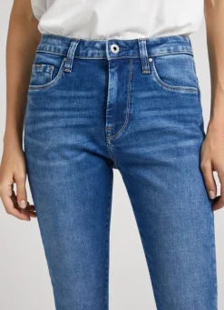 Women Pepe Jeans Regent Skinny Fit High-Rise Jeans