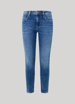 Women Pepe Jeans Regent Skinny Fit High-Rise Jeans