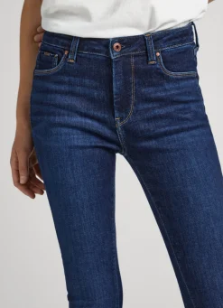 Women Pepe Jeans Regent Skinny Fit High-Rise Jeans