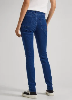 Women Pepe Jeans Regent Skinny Fit High-Rise Jeans