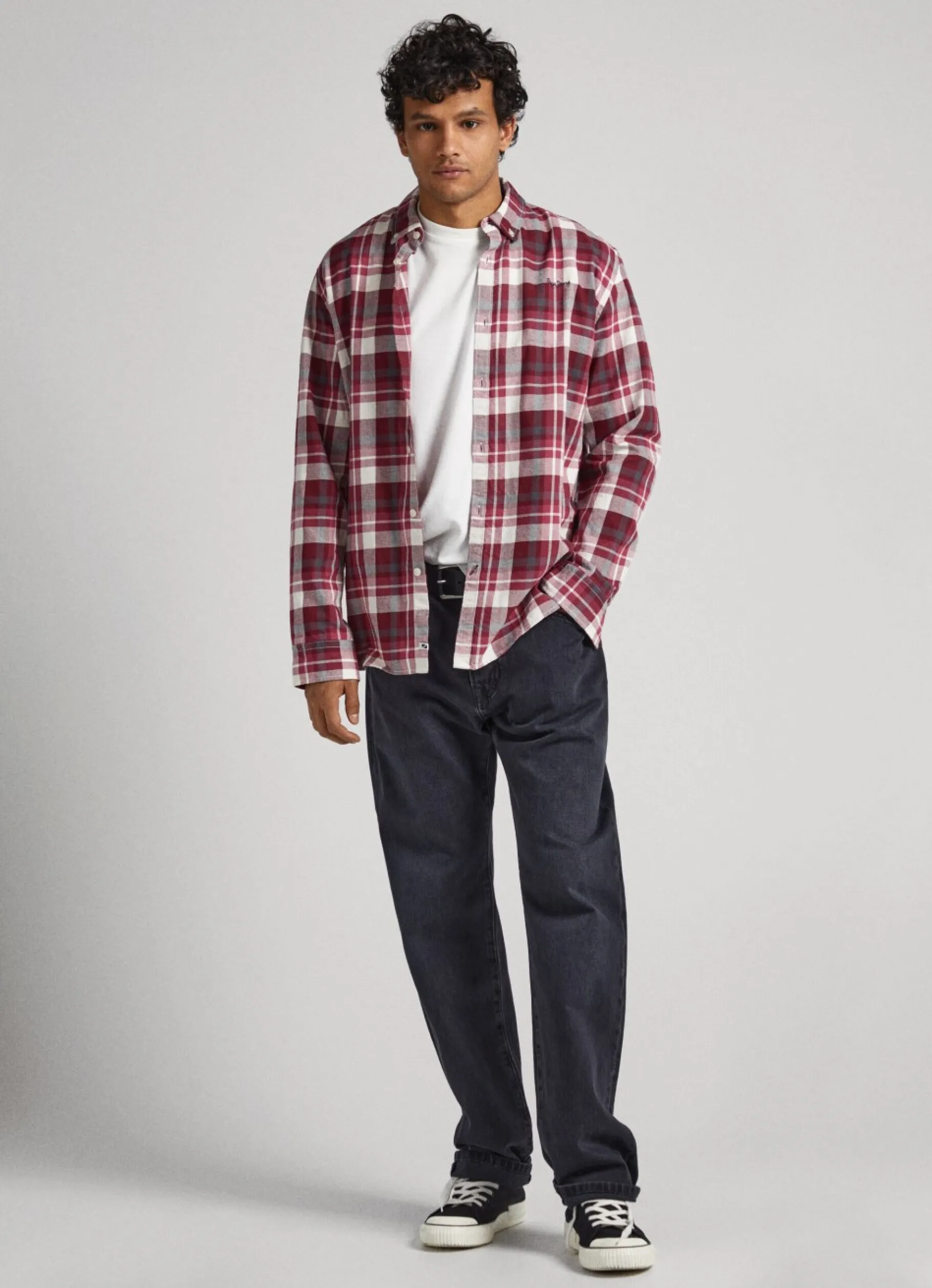 Men Pepe Jeans Regular Fit Check Shirt