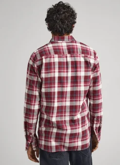 Men Pepe Jeans Regular Fit Check Shirt