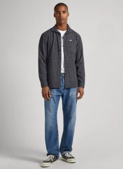 Men Pepe Jeans Regular Fit Checked Shirt
