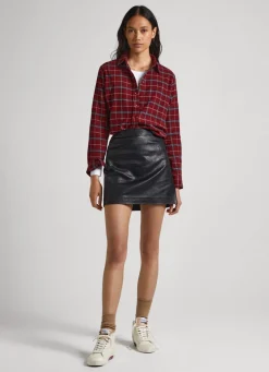 Women Pepe Jeans Regular Fit Checked Shirt